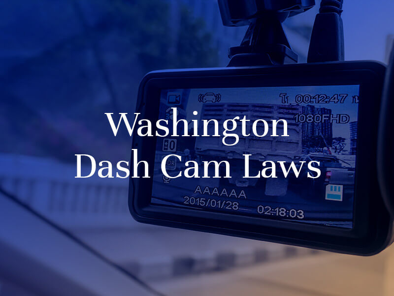 Dash Cam Law in WA