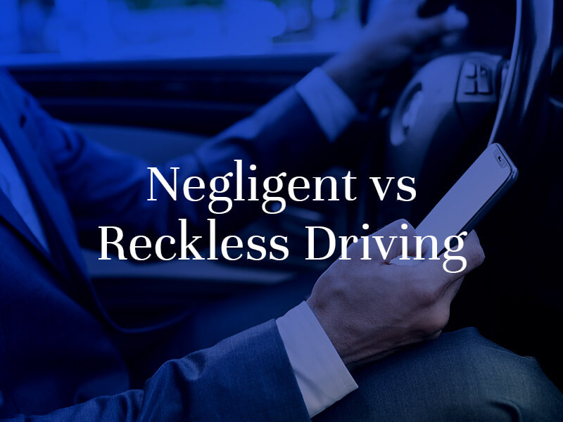 Driver Negligence - Man texting & Driving