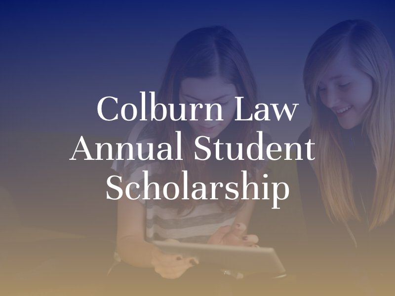 Colburn Law Annual Student Scholarship