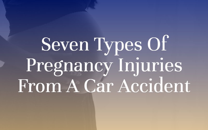 seven types of injuries from car accidents