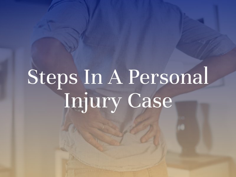 Steps in a personal injury case 