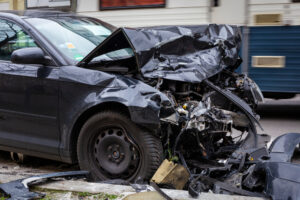Totaled lease car.